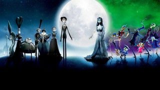 Cartoon characters full moon night - a full moon behind them free wallpaper