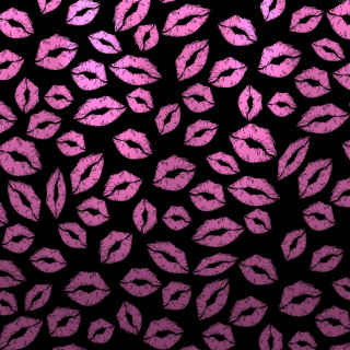 Black pink lipstick prints leaves 2 - bálint kiss free wallpaper for tablet