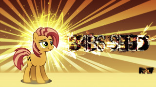 Pony pink mane yellow cerber - a pony free wallpaper