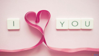 Pink ribbon heart shaped i - a pink ribbon free wallpaper for desktop