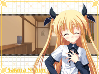 Anime girl blonde horns cellphone - a cell phone in a room free wallpaper