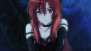 Redhair blackdress rainy night blush - a black dress free wallpaper