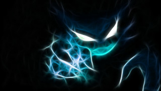Blue white cat glowing eyes - shock art free wallpaper