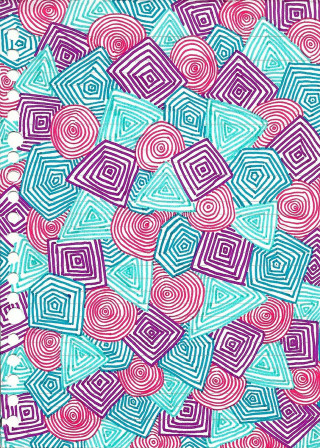 Colorful pattern shapes colors design - vibrant color line free wallpaper for mobile