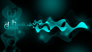 Dark background blue wave deep - a blue wave free wallpaper for desktop