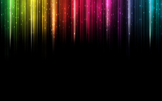 Rainbow black background starry sky - black background free wallpaper for desktop