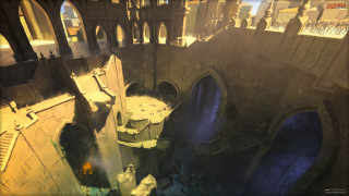 Castle fountain clock tower computer - clint cearley free wallpaper for desktop