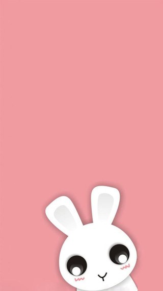 White rabbit black eyes pink - black eye free wallpaper