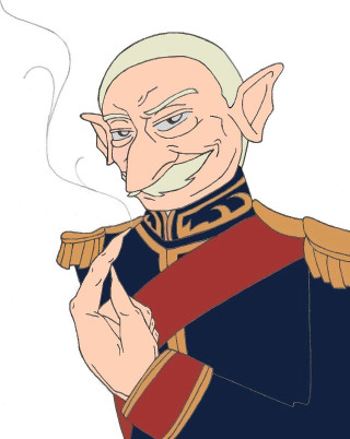 Cartoon man uniform smoking cigarette - a cigarette free wallpaper for mobile