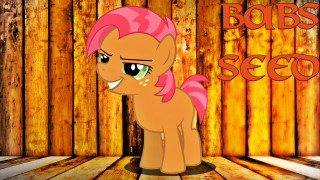 Pony pinkhair woodenfloor smile greeneyes - a pony free wallpaper for desktop