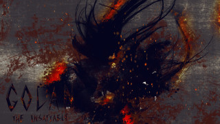 Woman black hair red paint - ben templesmith free wallpaper