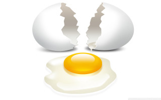 Cracked egg broken egg white - broken free wallpaper