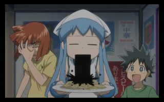 Aya goda anime eating surprised - a plate of food free wallpaper for desktop