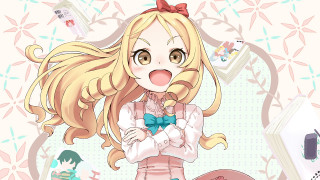 Cartoon girl bow pink dress - a pink dress free wallpaper for desktop