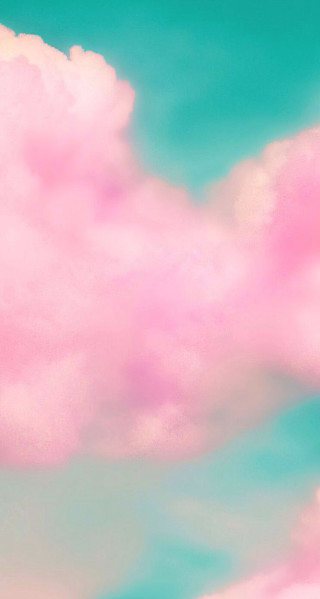 Pink cloud blue sky background - sky free wallpaper for mobile