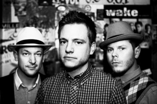 Three men storefront window wake - photo free wallpaper