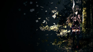 Woman costume woods sword papers - paper free wallpaper for desktop