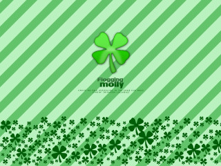 Green background shamrocks shamrock leaf - charles mcauley free wallpaper for desktop