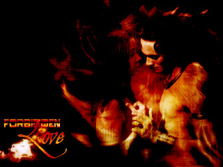 Man guitar woman flame background - fabien charuau free wallpaper for desktop