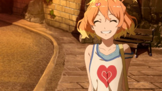 Girl heart shirt building bench - hint of yayoi kasuma free wallpaper for desktop