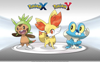Pokemon group standing white surface - a group of pokemon characters free wallpaper