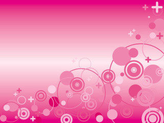 Pink background circles crosses pattern - cross free wallpaper for desktop