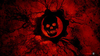 Creepy skull creepy face red - a creepy face free wallpaper
