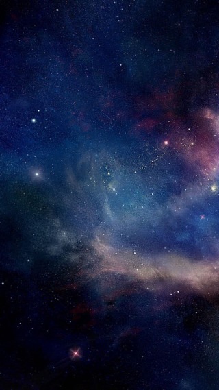 Space scene star cluster bright - free stars wallpaper for mobile