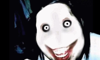 Creepy person creepy face black - free dark wallpaper for desktop