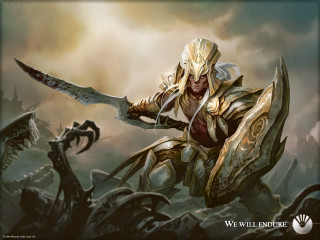 Man sword demon arm sky - clint cearley free wallpaper