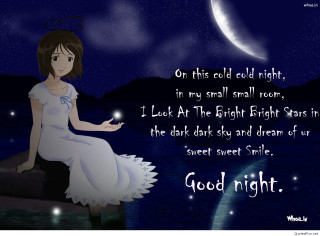 Girl sitting ledged night sky - good free wallpaper