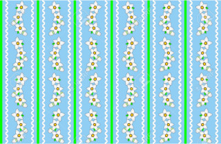Blue green striped background flowers - a white flower free wallpaper