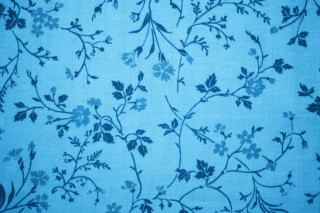 Blue flower pattern autumn tree - a floral pattern free wallpaper for desktop
