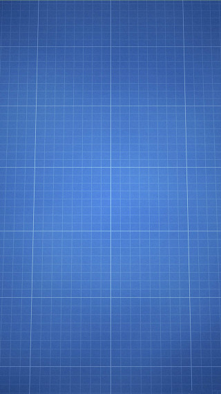 Blue background white line cell - the side of the screen free wallpaper