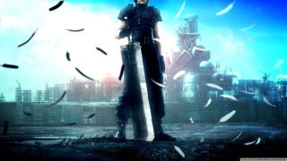 Man giant sword city birds - him free wallpaper for desktop