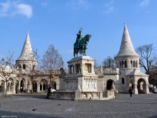 Statue man horse building towers - aladár körösfőikriesch free wallpaper