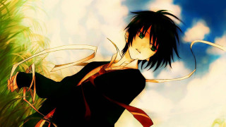 Anime character red tie sunny - a red tie free wallpaper