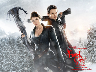 Man woman holding guns snowy - a snowy scene free wallpaper
