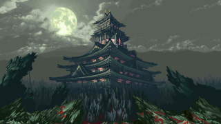 Tall building tower night sky 2 - eishōsai chōki free wallpaper