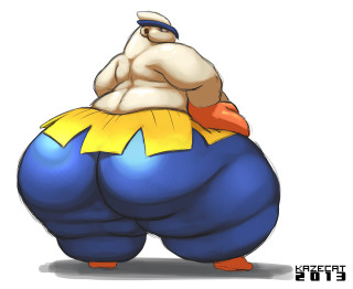 Cartoon character big belly big - outfit free wallpaper