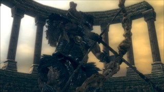 Man costume sword rope building - dark soul free wallpaper