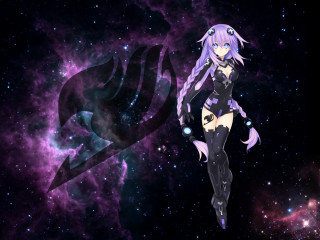 Girl space suit purple blue - star free wallpaper for desktop