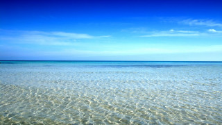 Beach clear blue sky boat - free beach wallpaper for desktop