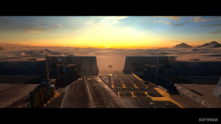 Sci fi desert sunset horizon - the desert free wallpaper for desktop