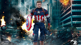 Captain america movie poster man - marvel comic free wallpaper