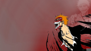 Man red black hair demon - his head free wallpaper for desktop