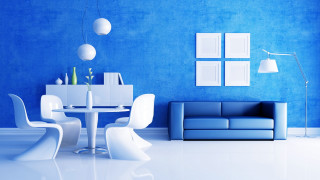 Blue room couch interior design - a blue room free wallpaper
