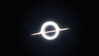 Black hole white ring space - a black hole free wallpaper for desktop