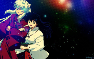 Anime characters space background stars 2 - a space background free wallpaper for desktop
