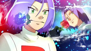 Anime couple red rose blue - dean roger free wallpaper